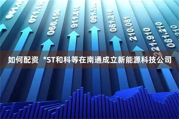 如何配资  *ST和科等在南通成立新能源科技公司